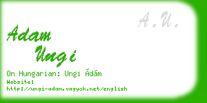 adam ungi business card