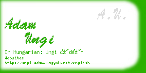 adam ungi business card